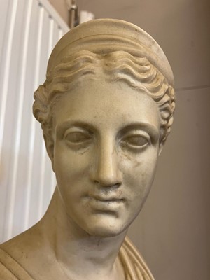 Lot 156 - A composite bust of Diana after the antique