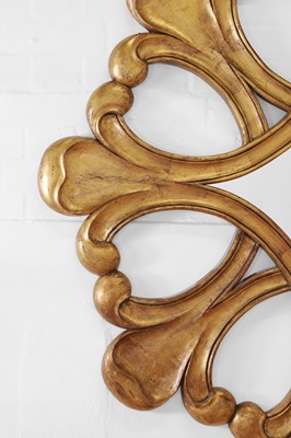 Lot 46 - A large Hollywood Regency giltwood mirror