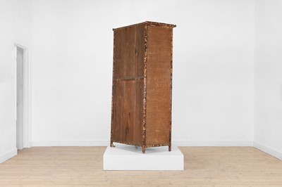 Lot 187 - A Japonesque bamboo wardrobe