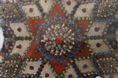 Lot 217 - Two sailor's love token pincushion displays