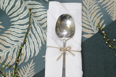 Lot 240 - A Charles II provincial silver Puritan spoon