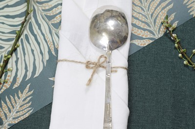 Lot 240 - A Charles II provincial silver Puritan spoon