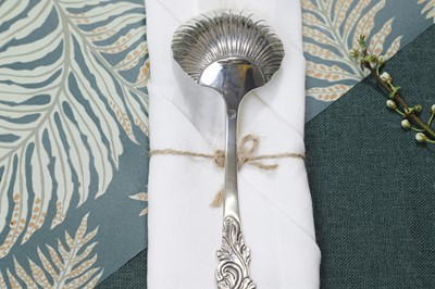 Lot 232 - A small George II silver naturalistic ladle
