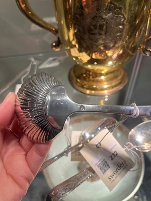 Lot 232 - A small George II silver naturalistic ladle