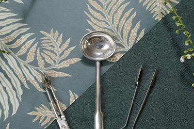 Lot 227 - A William IV silver condiment ladle