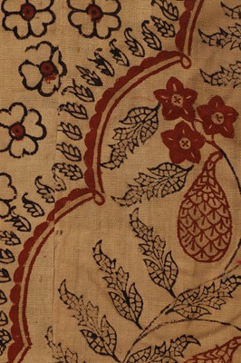 Lot 182 - A near pair of block-printed hangings