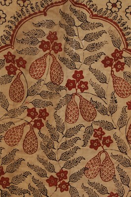 Lot 182 - A near pair of block-printed hangings