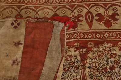 Lot 182 - A near pair of block-printed hangings