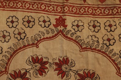 Lot 182 - A near pair of block-printed hangings