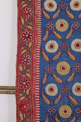 Lot 183 - A silk embroidered tablecloth