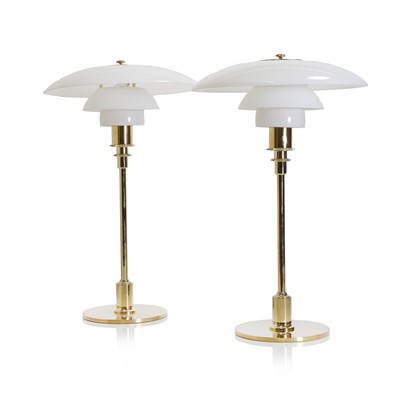 Lot 478 - A pair of Danish 'PH 3/2' table lamps