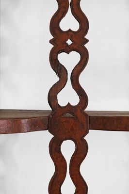 Lot 197 - A set of painted wall-hanging shelves
