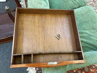 Lot 27 - A Louis XV-style kingwood and tulipwood marquetry bureau plat
