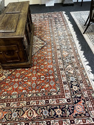 Lot 44 - A large Bidjar wool carpet