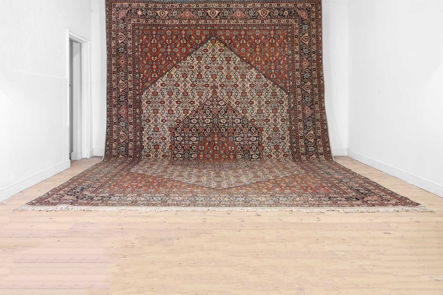 Lot 44 - A large Bidjar wool carpet