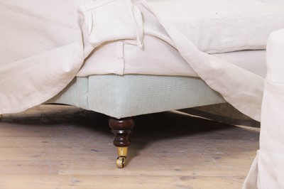 Lot 41 - A pair of upholstered armchairs by George Smith