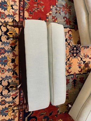 Lot 41 - A pair of upholstered armchairs by George Smith