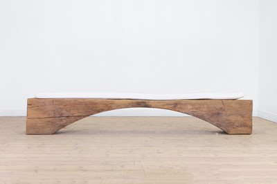 Lot 429 - A pine sleeper bench