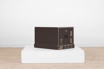 Lot 37 - A painted pine box
