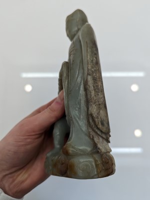 Lot 58 - A Chinese jade group