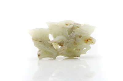 Lot 60 - A Chinese jade carving