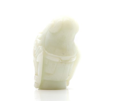 Lot 57 - A Chinese jade carving