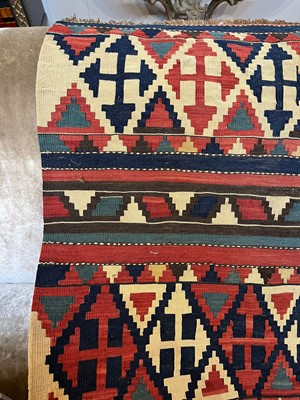 Lot 171 - A Shirvan flat-weave kilim rug