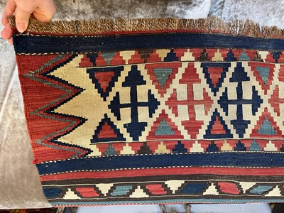 Lot 171 - A Shirvan flat-weave kilim rug