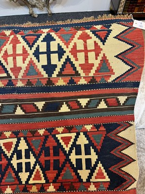 Lot 171 - A Shirvan flat-weave kilim rug