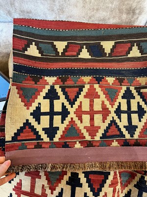 Lot 171 - A Shirvan flat-weave kilim rug