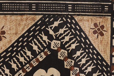 Lot 173 - Two tapa or barkcloth panels