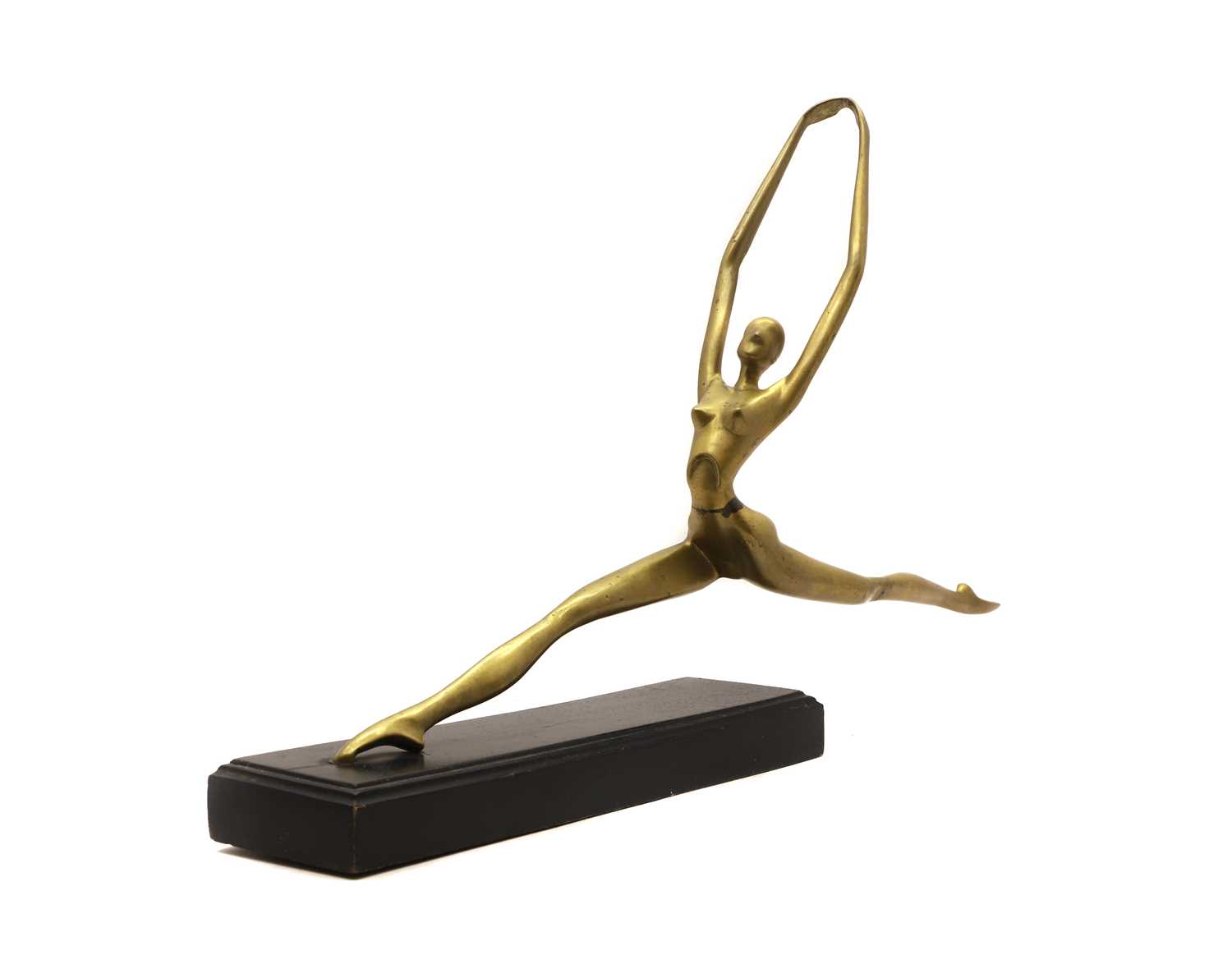 Lot 234 - A gilt bronze Art Deco style figure