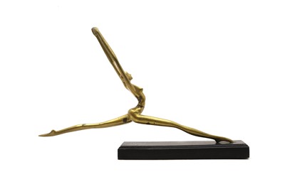 Lot 234 - A gilt bronze Art Deco style figure