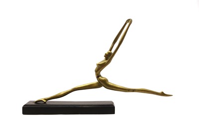 Lot 234 - A gilt bronze Art Deco style figure