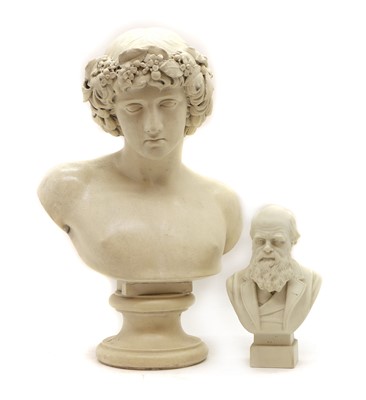 Lot 100 - A Parian Ware bust