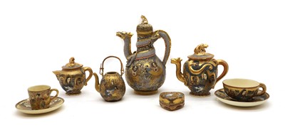 Lot 73 - A collection of Japanese satsuma ware