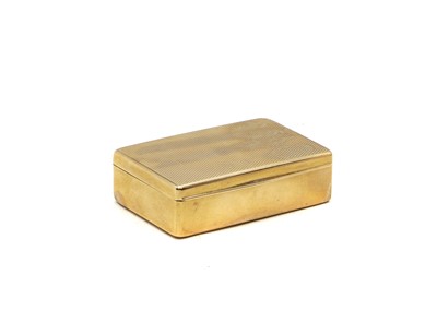 Lot 16 - A 9ct gold vesta case