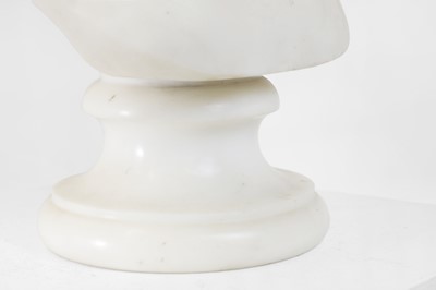 Lot 154 - A white marble bust