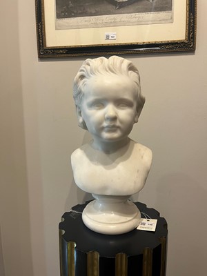 Lot 154 - A white marble bust