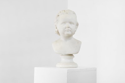 Lot 154 - A white marble bust