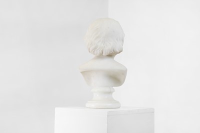 Lot 154 - A white marble bust