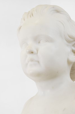 Lot 154 - A white marble bust