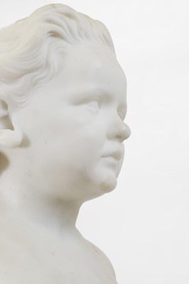Lot 154 - A white marble bust