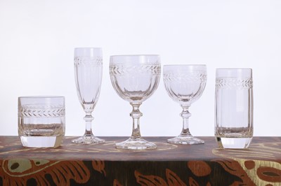 Lot 215 - A Villeroy & Boch 'Miss Desiree' glass suite