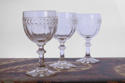 Lot 215 - A Villeroy & Boch 'Miss Desiree' glass suite