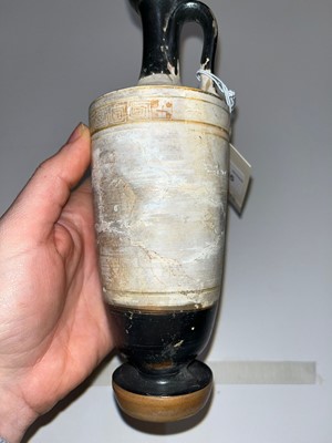 Lot 85 - An Attic white-ground lekythos