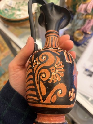 Lot 84 - An Apulian red-figure trefoil oinochoe, attributed to the painter of the Macinagrossa Stand