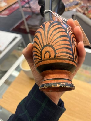 Lot 84 - An Apulian red-figure trefoil oinochoe, attributed to the painter of the Macinagrossa Stand