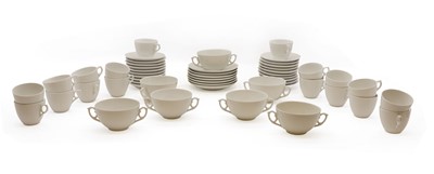 Lot 112 - A Royal Copenhagen white fluted tea service