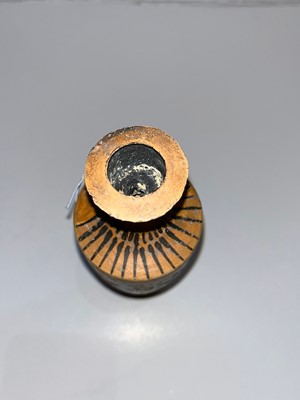 Lot 99 - An Attic black-figured lekythos in the manner of the Haimon painter